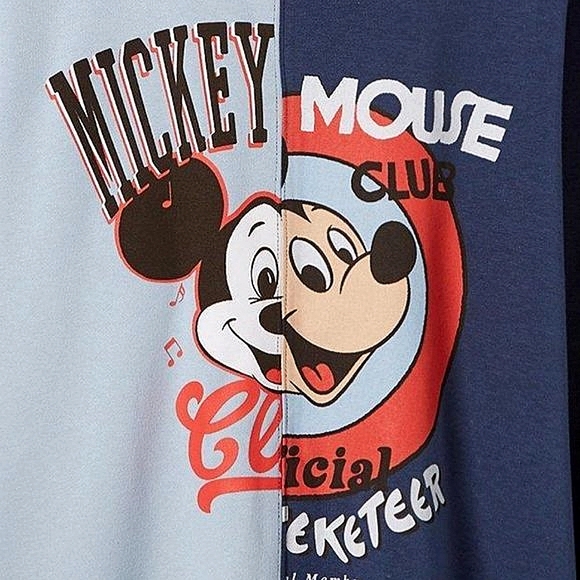 ❤️NWT VINTAGE TORRII MICKEY MOUSE CLUB MOUSEKETEER SWEATSHIRT DISNEY - PLUS SIZE - Picture 2 of 12